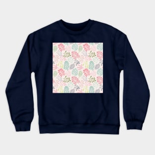 Little Leaves Pattern Crewneck Sweatshirt